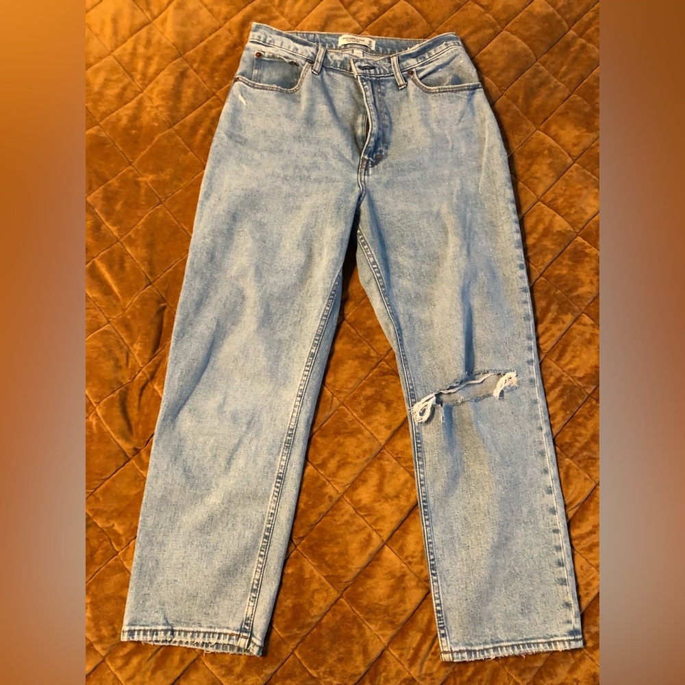 The ankle straight ultra high rise